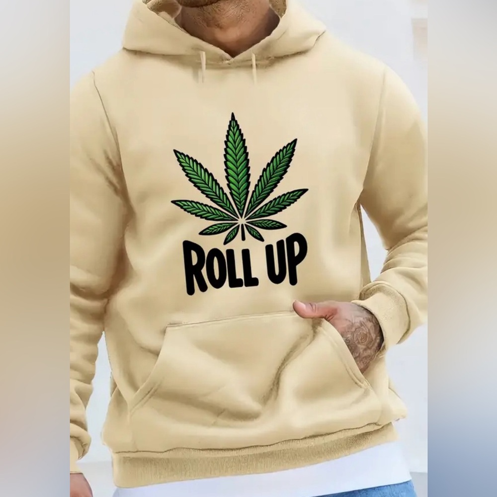 Black graphic hoodie sweatshirt